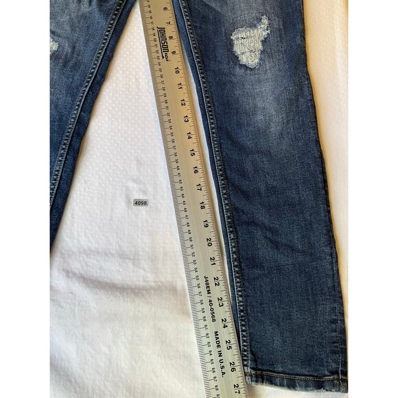 Jeans By Buffalo Women Skinny Jeans size 29 (8) Blue Mid Rise Stretch Boot Cut - Picture 4 of 12